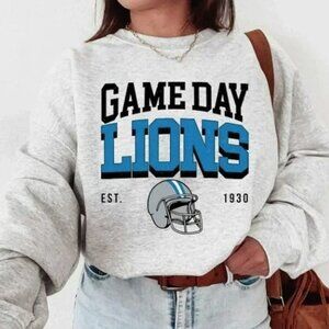 Detroit Lions Game Day 1930 Sweatshirt Retro NFL Crewneck Football Gift 79